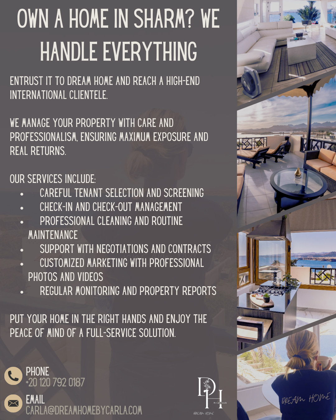 Do you own a property in Sharm and want to rent it out, but don’t know who to trust?
