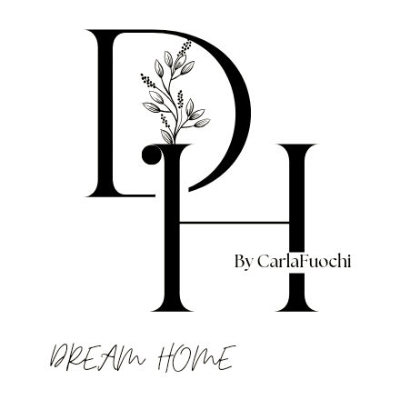 Dream Home by Carla Fuochi real estate logo – refined property services for sales, rentals, and design consulting